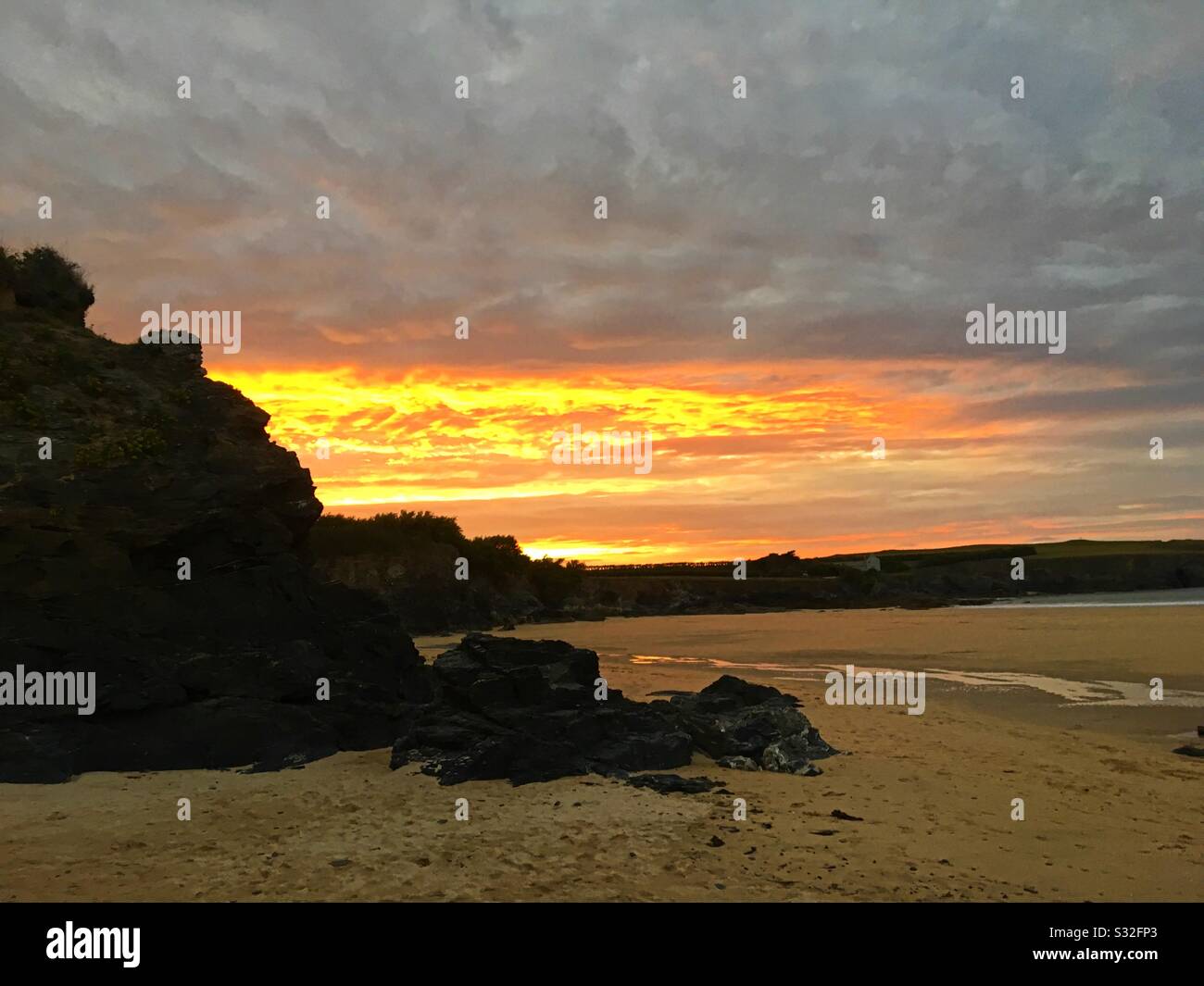 Harlyn Bay, Cornwall Stock Photo Alamy