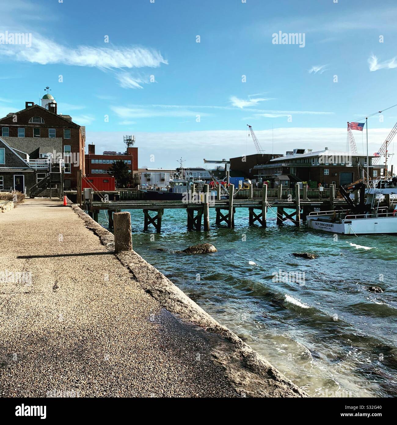 Woods Hole, Falmouth, Cape Cod, Massachusetts, United States - Smartphone Captured Stock Image