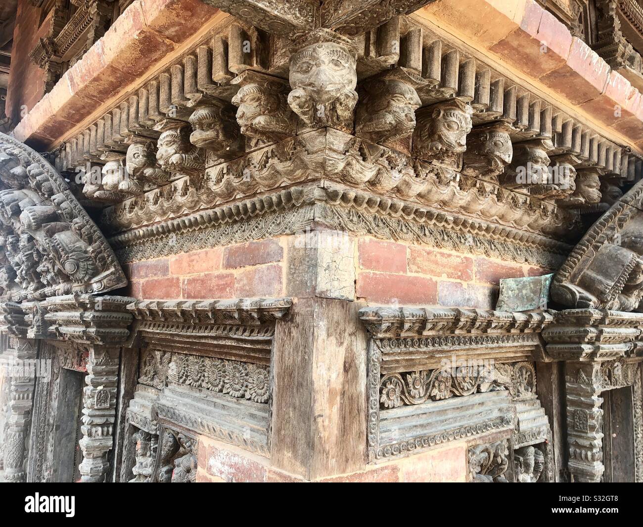 Indian architecture- corners Stock Photo