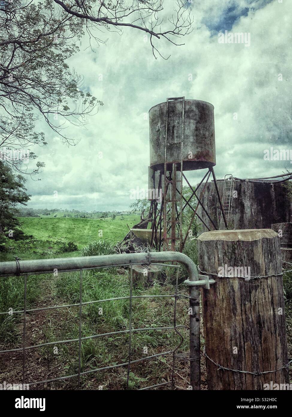 Country Queensland Australia Farm Equipment Stock Photo Alamy
