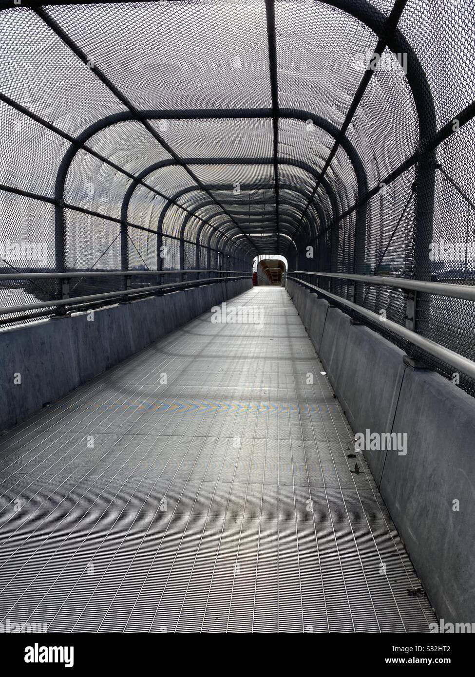 Berkeley Bridge Walking Path Norfolk Va Stock Photo Alamy