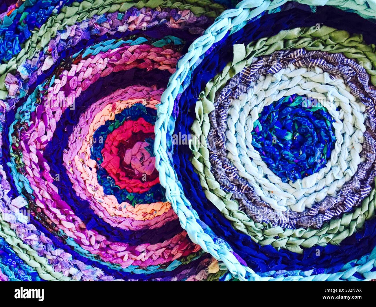 Handmade Mats made from recycled clothing by a loving mothers hand