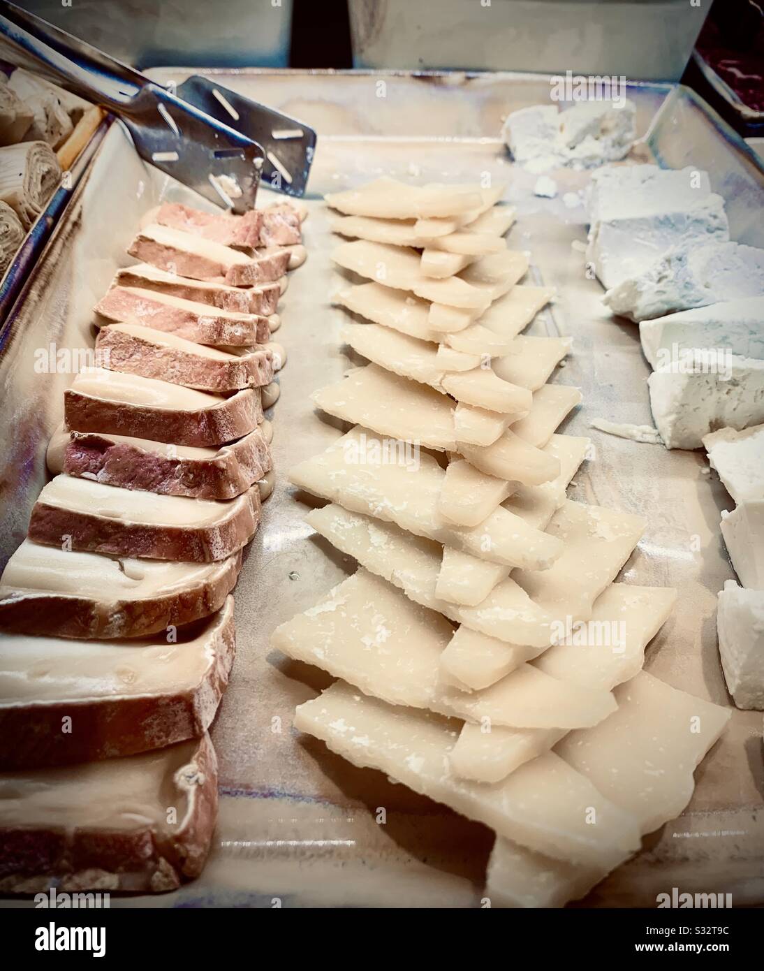 Delicious mix cheeses - Smartphone Captured Stock Image
