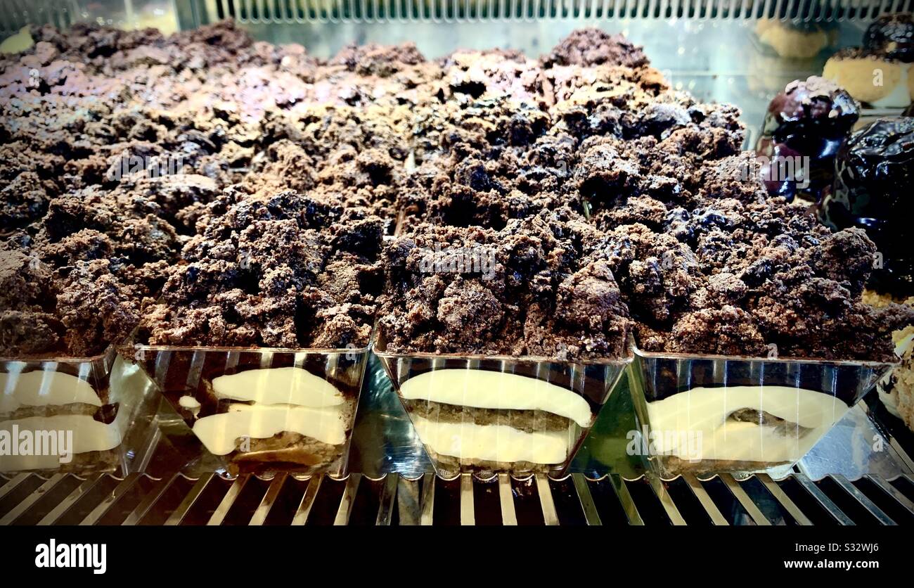 Delicious Italian tiramisu - Smartphone Captured Stock Image