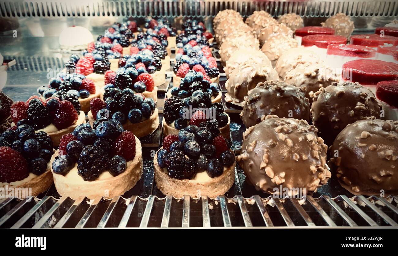 Delicious home made mix cakes - Smartphone Captured Stock Image