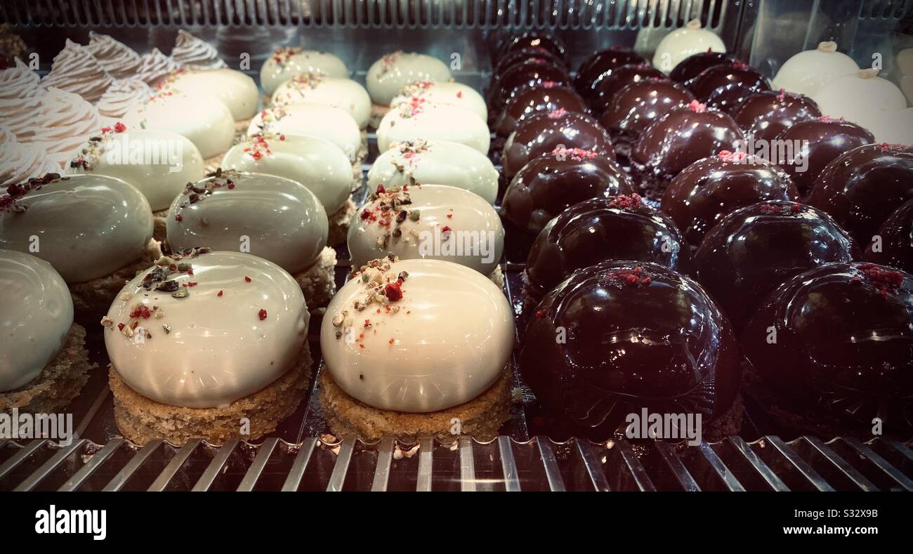 Tasty artisanal mini cakes - Smartphone Captured Stock Image