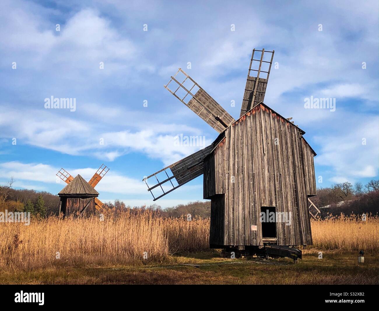 Old windmill - Smartphone Captured Stock Image