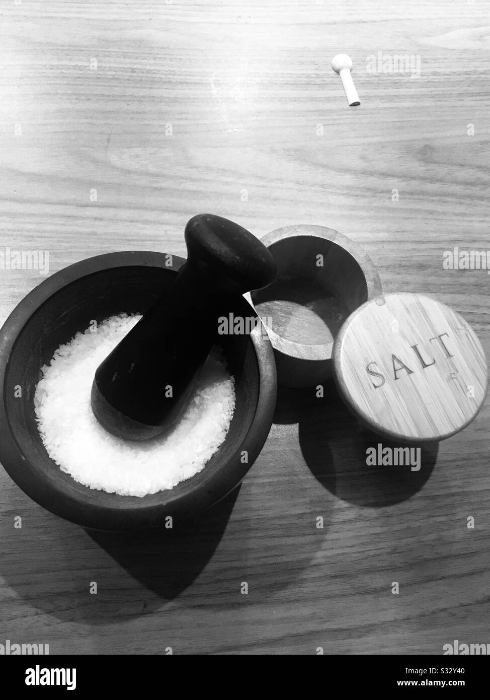 Grinding sea salt Stock Photo Alamy