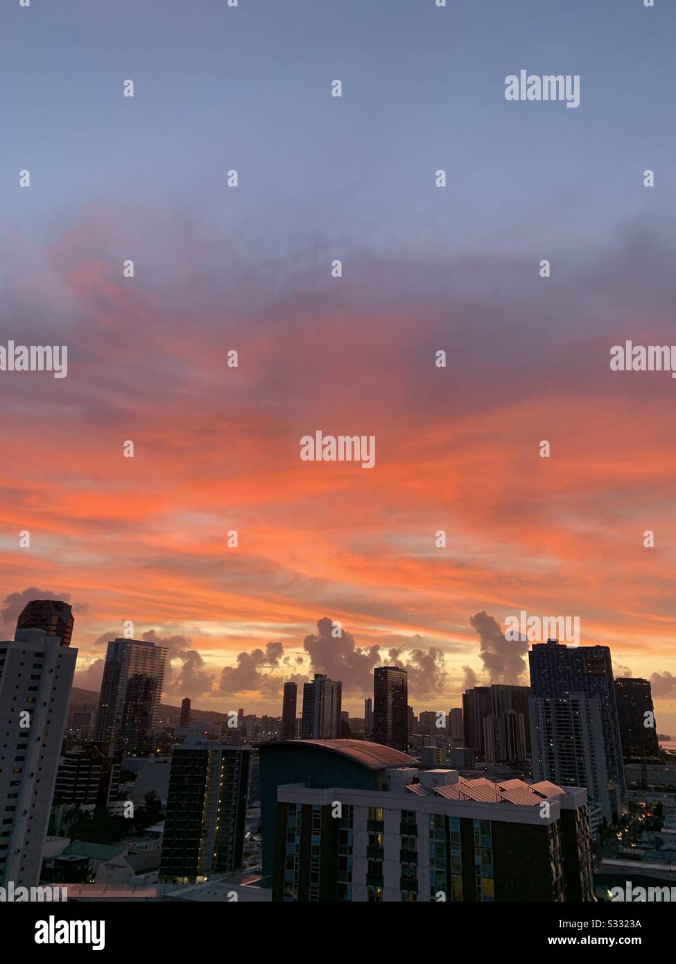 Hawaii sunrise - Smartphone Captured Stock Image