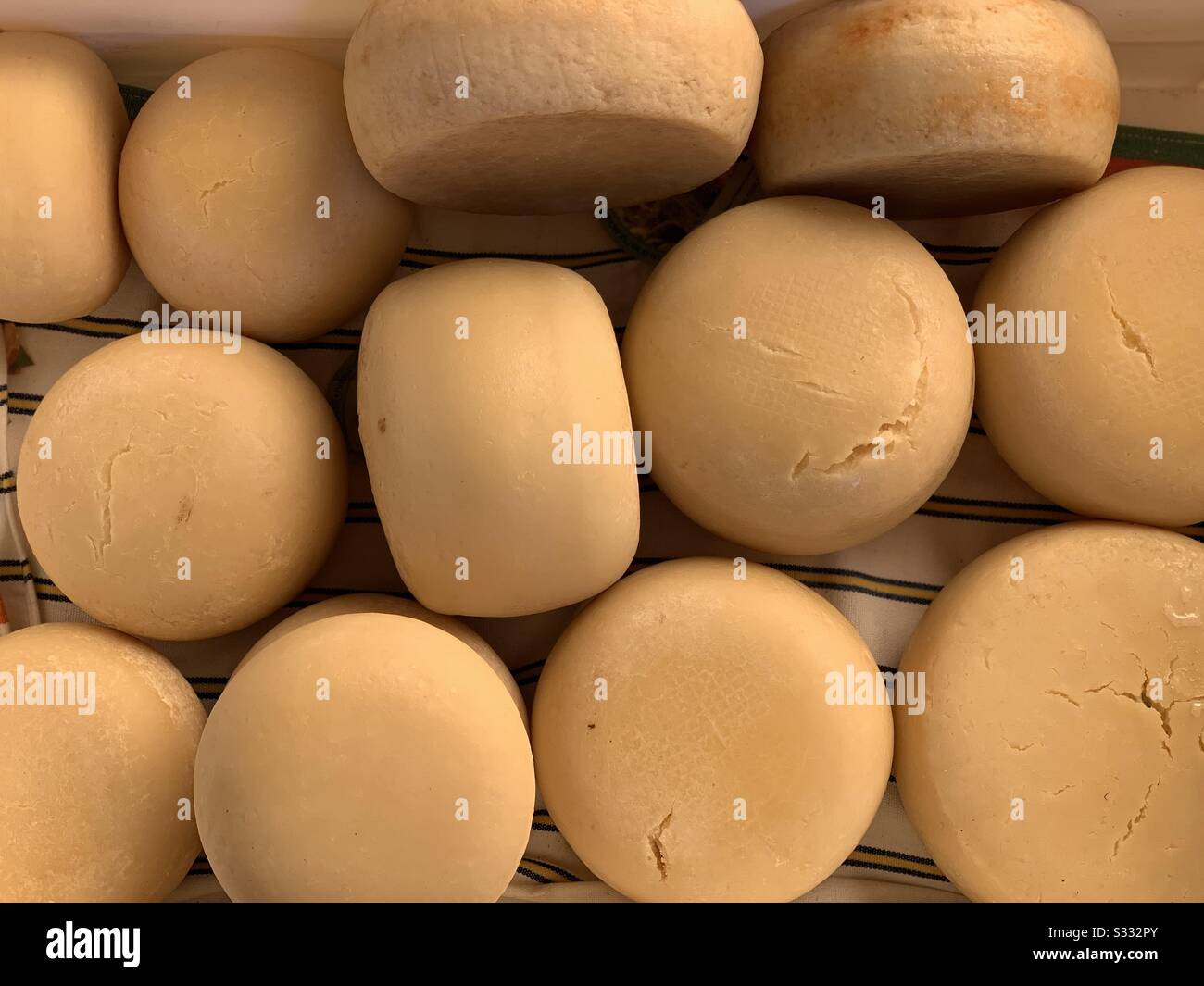 Cheese shapes - Smartphone Captured Stock Image