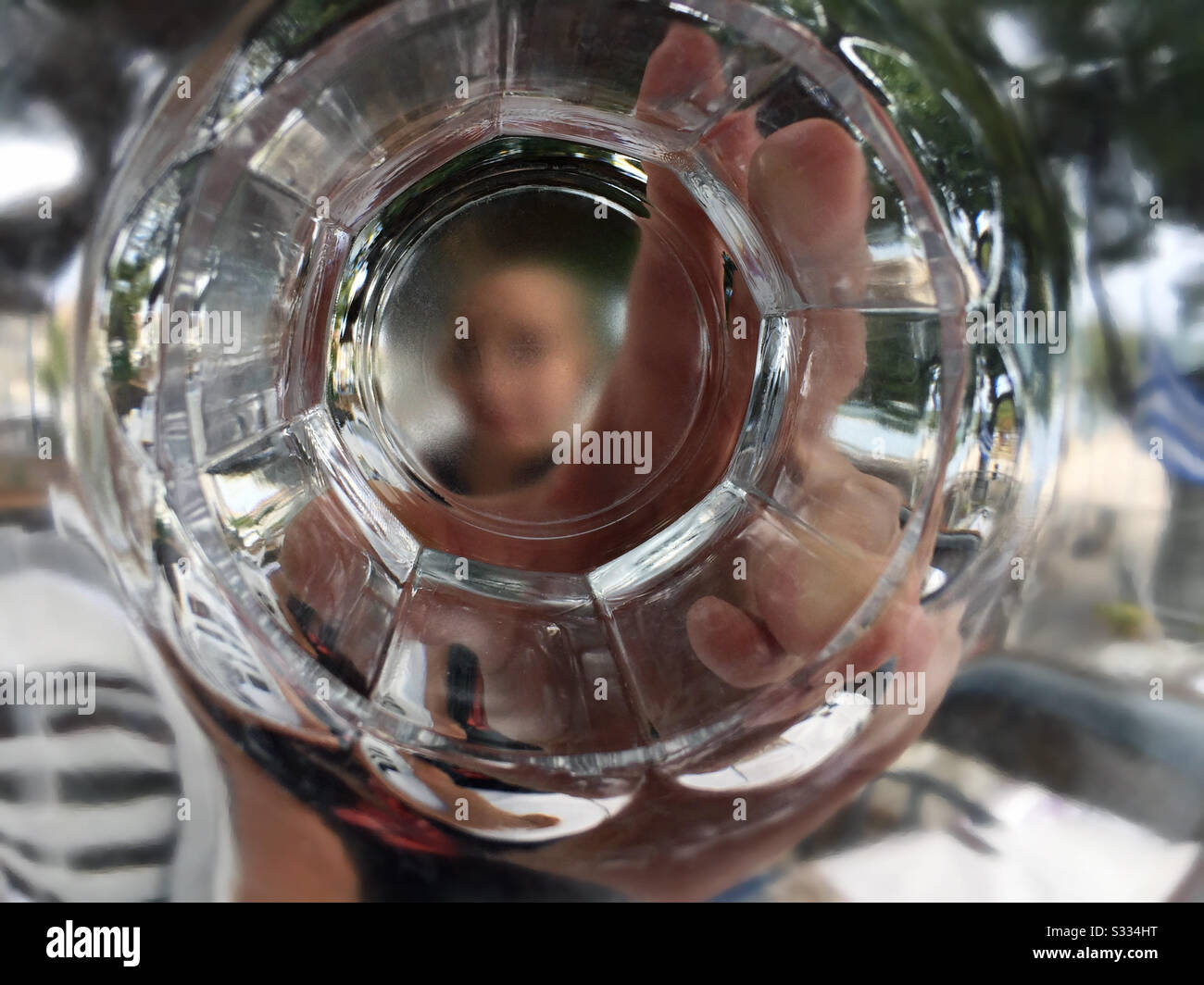 I see you - Smartphone Captured Stock Image