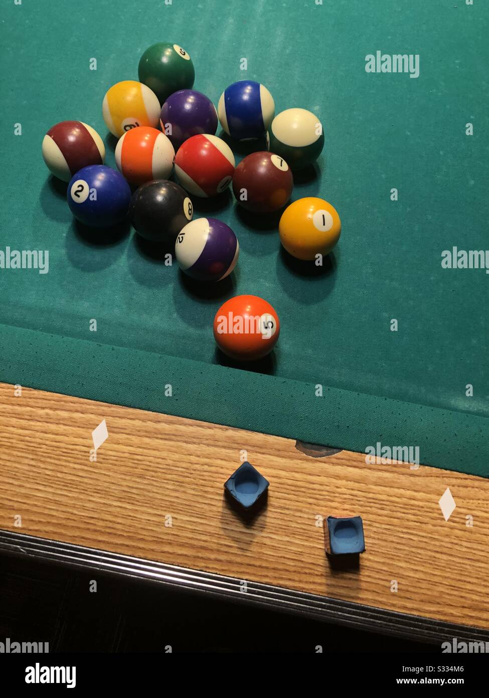 Pool table balls hires stock photography and images Alamy