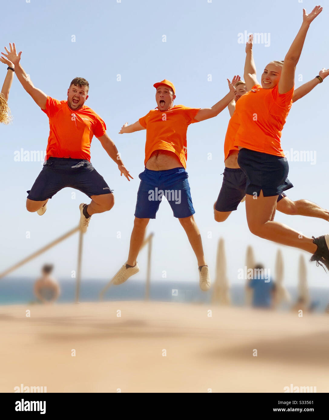 Cheerleaders - Smartphone Captured Stock Image