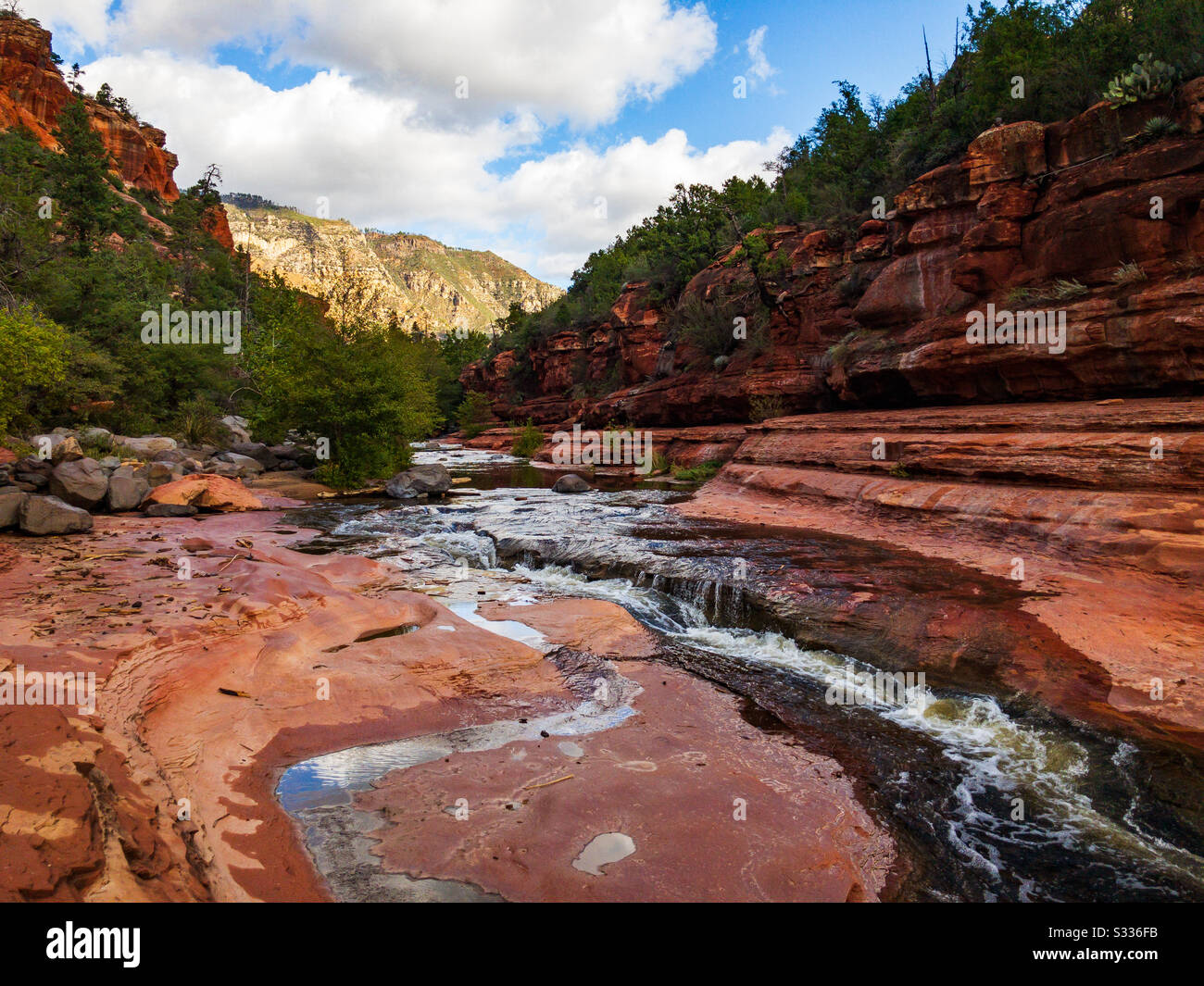 Slide Rock State Park in Sedona, Arizona Stock Photo Alamy