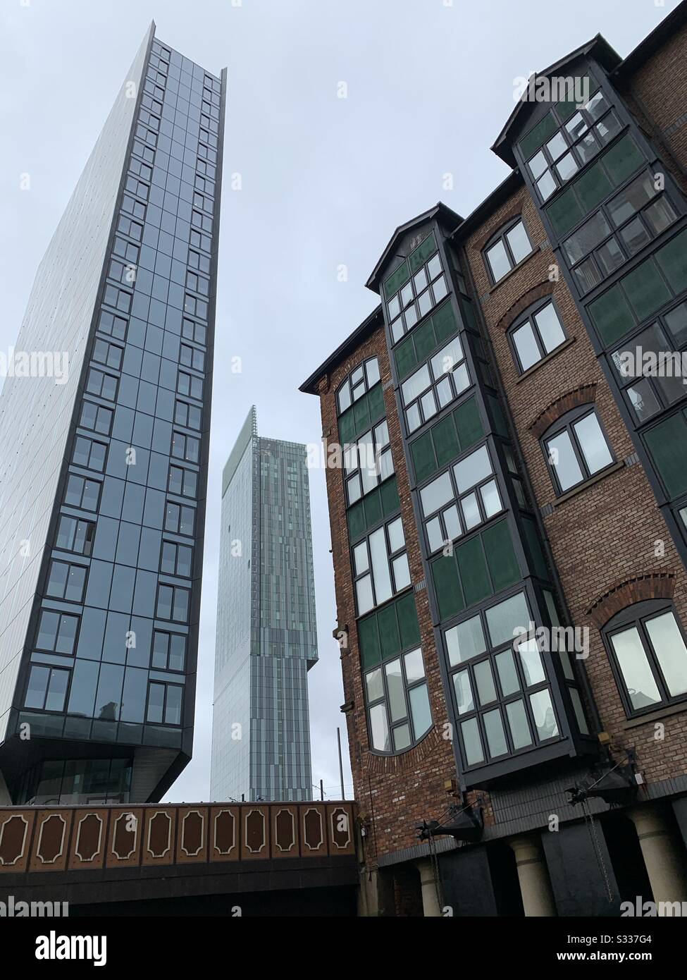 Manchester living - Smartphone Captured Stock Image