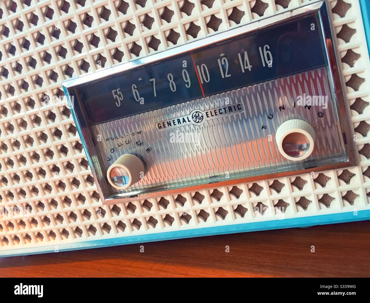 Vintage AM Radio,USA - Smartphone Captured Stock Image