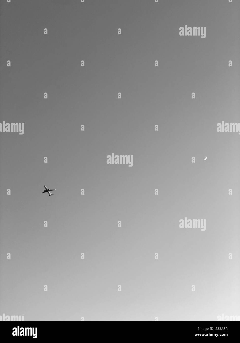 Airplane Moon High Resolution Stock Photography and Images - Alamy