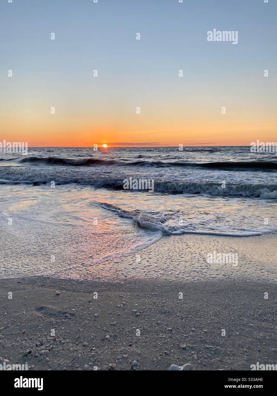 Sunset on Marco Island Stock Photo