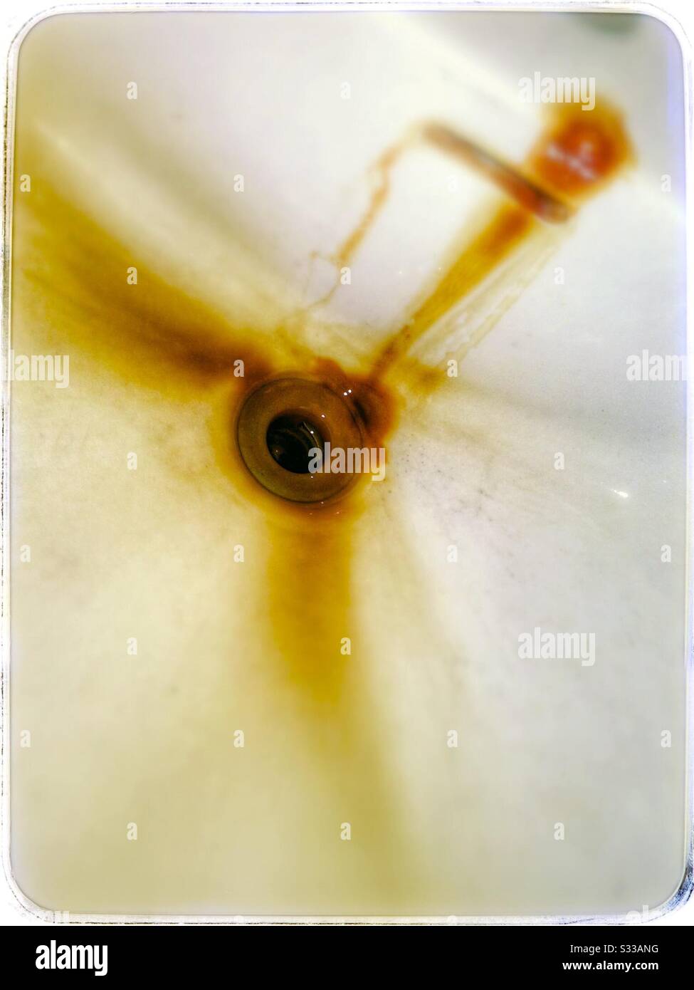 Rusty Old Sink - Smartphone Captured Stock Image