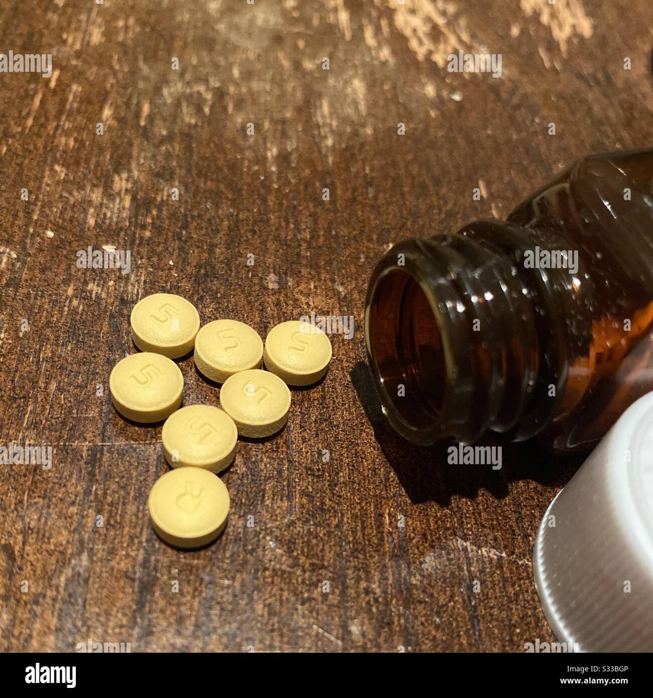 Stating medication - Smartphone Captured Stock Image