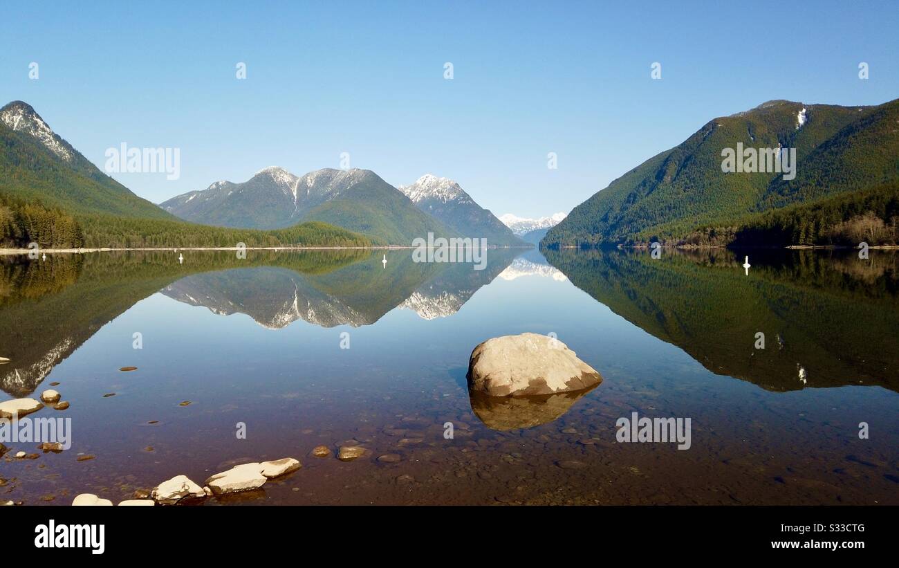 Alouette Lake Golden Ears Provincial Park Maple Ridge Vancouver British Columbia Canada Stock Photo