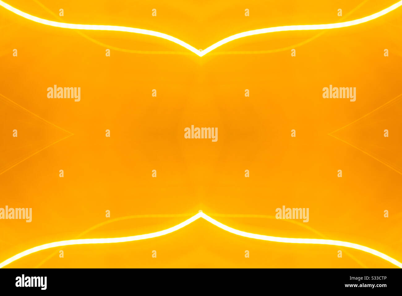 Abstract orange background with neon edges - Smartphone Captured Stock Image