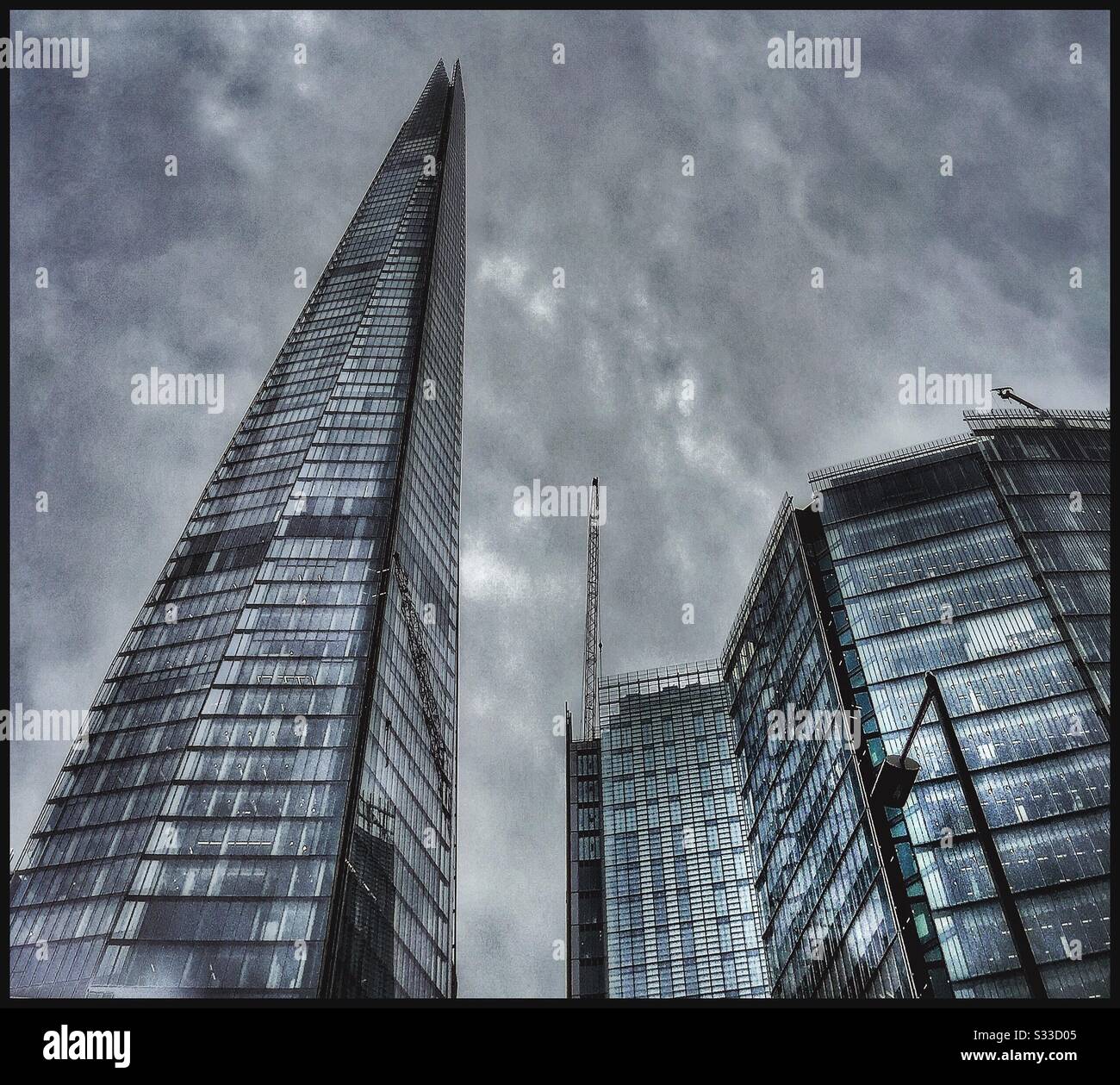 The Shard. - Smartphone Captured Stock Image