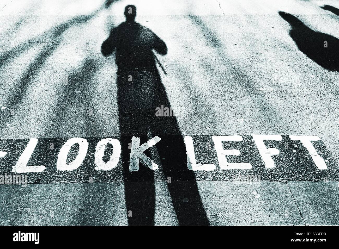 Look left - Smartphone Captured Stock Image
