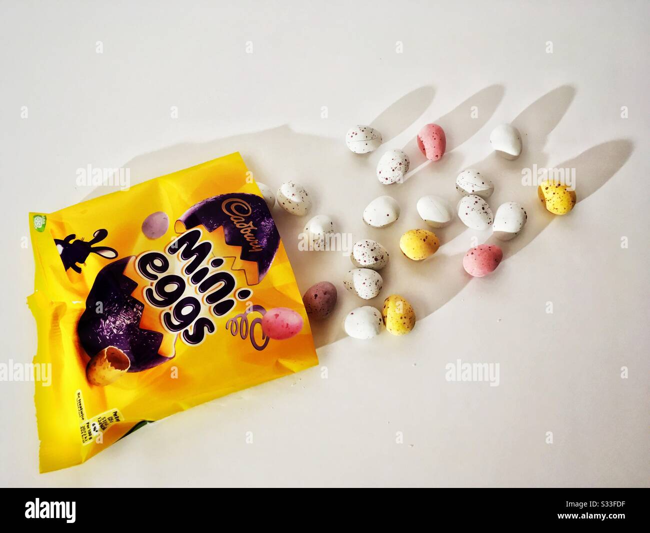 Cadbury Mini eggs - Smartphone Captured Stock Image