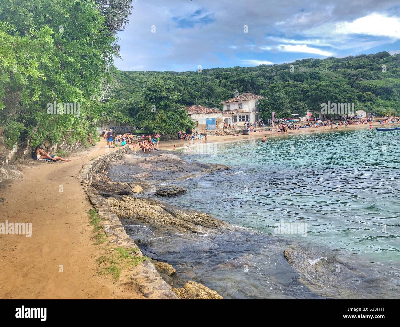 Azeda Beach in Buzios, Brazil. Stock Photo