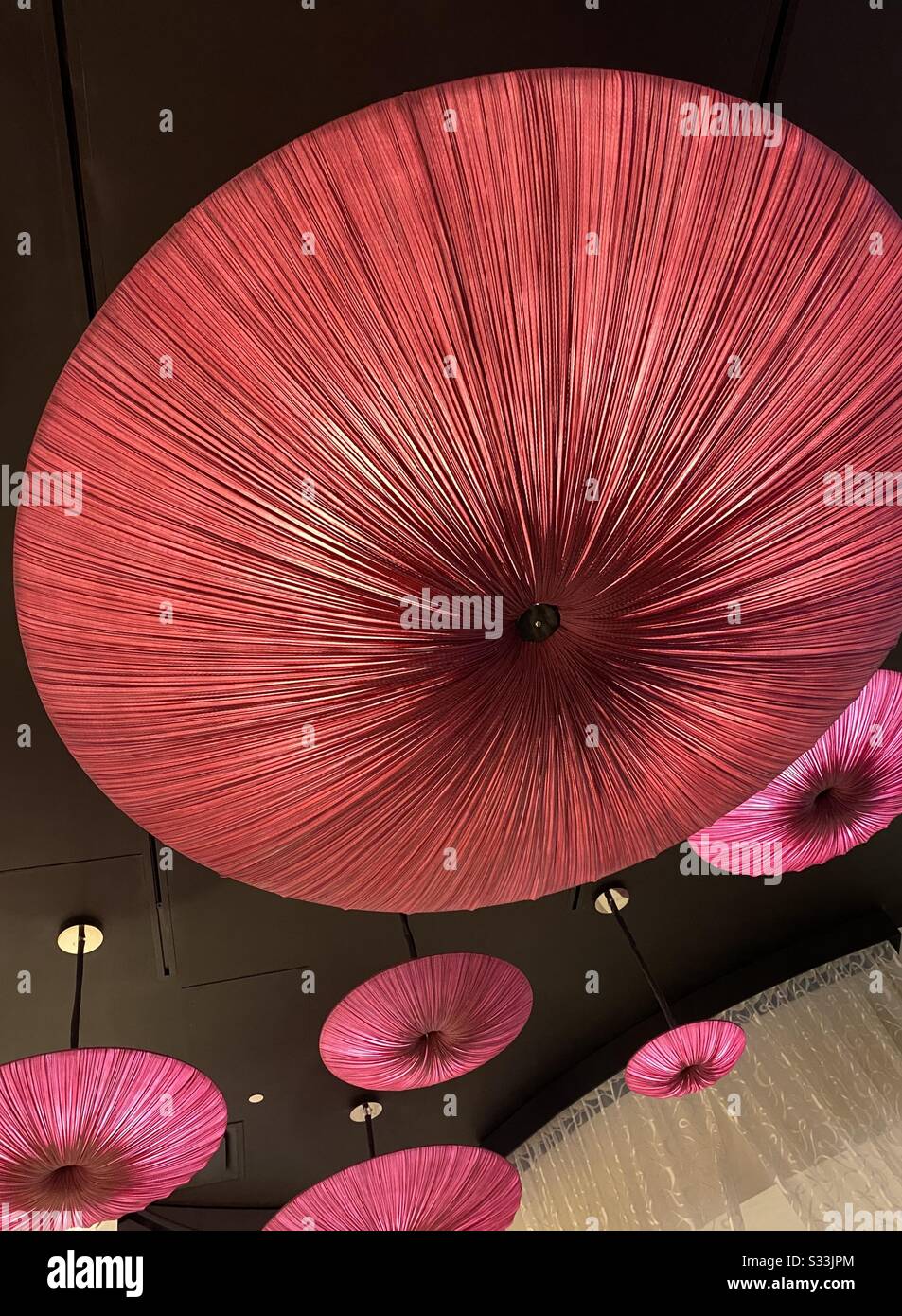 Circle textured colorful lighting - Smartphone Captured Stock Image