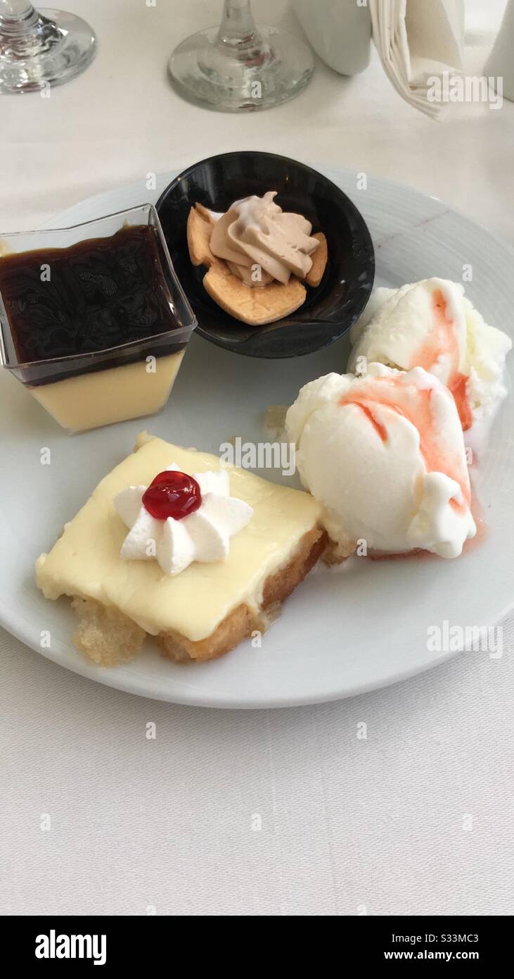 Greek desserts Stock Photo