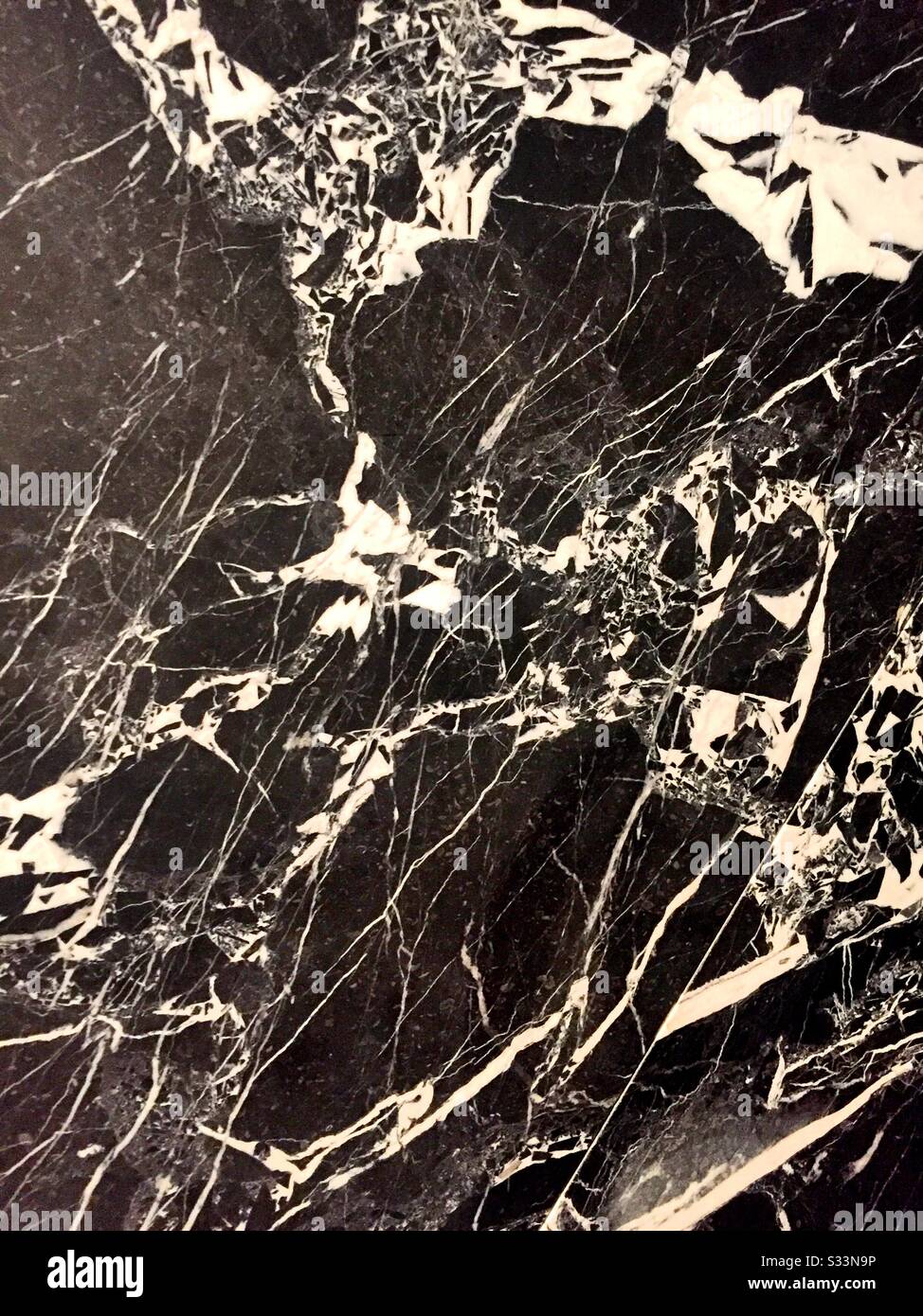 Close up of textured polished granite - Smartphone Captured Stock Image