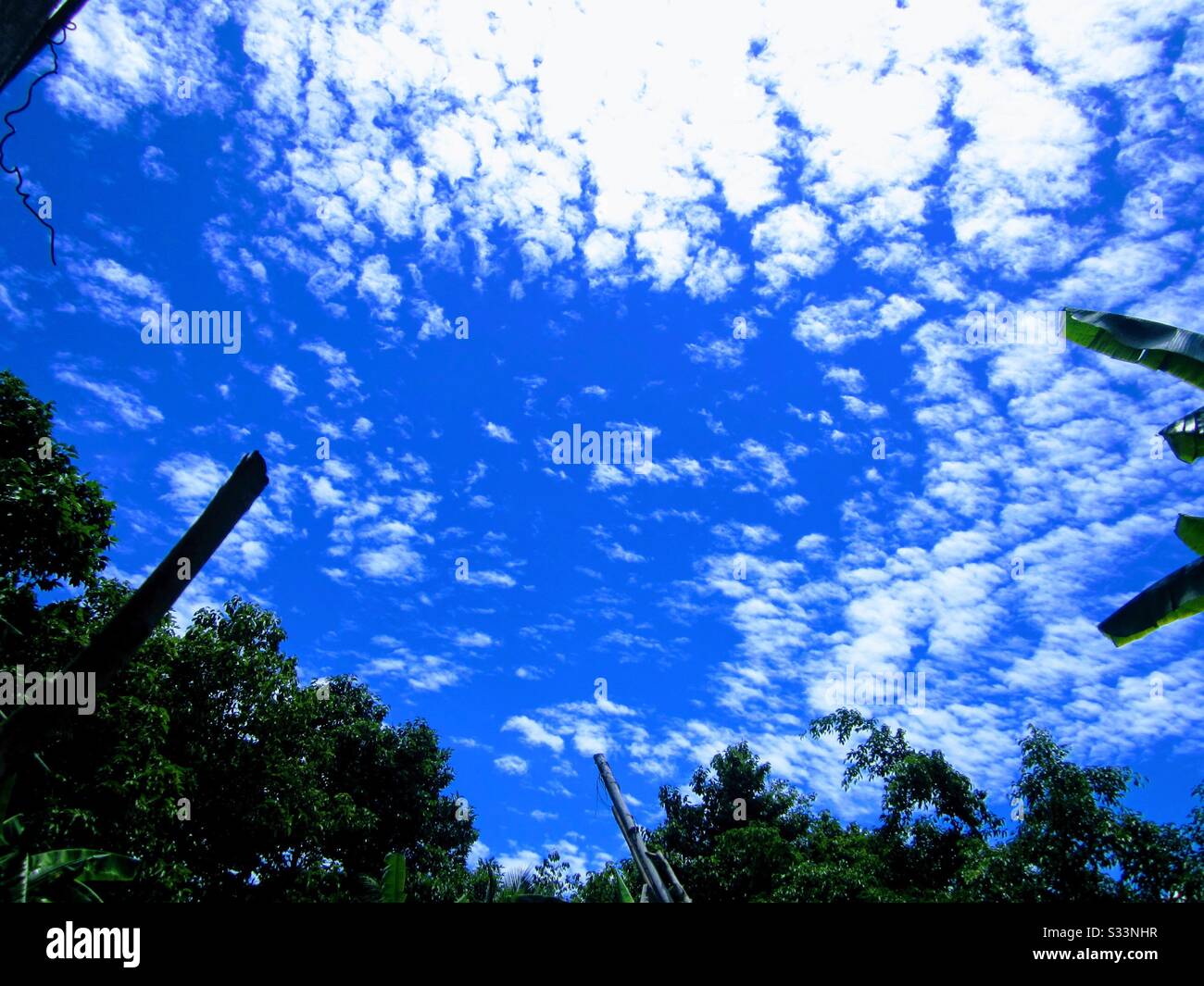 Sky with cloud - Smartphone Captured Stock Image