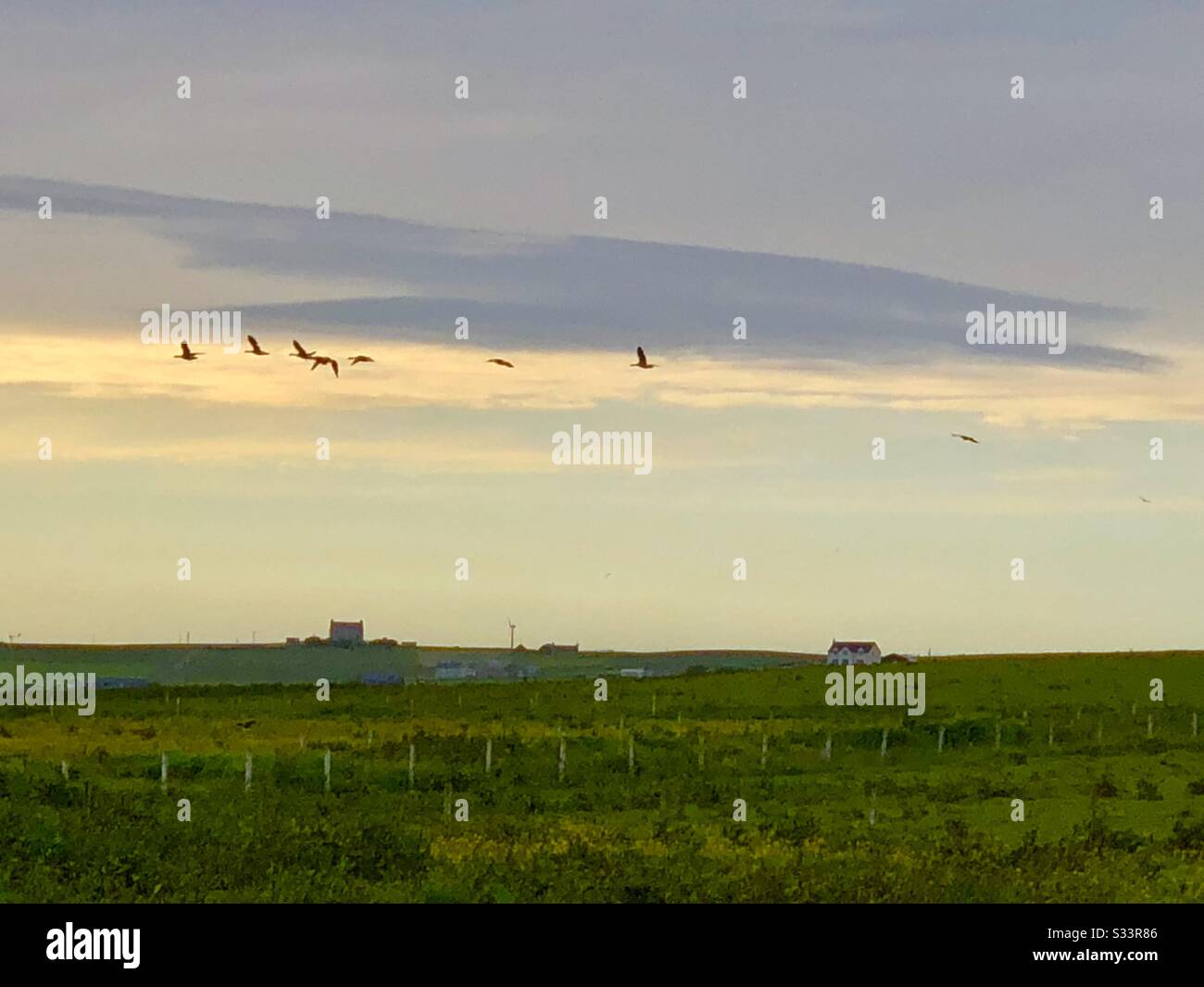 Orkney Evening Stock Photo