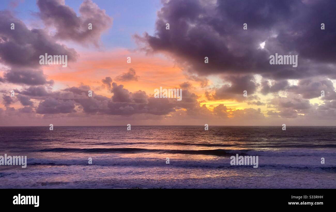 Sunrise in Mozambique - Smartphone Captured Stock Image