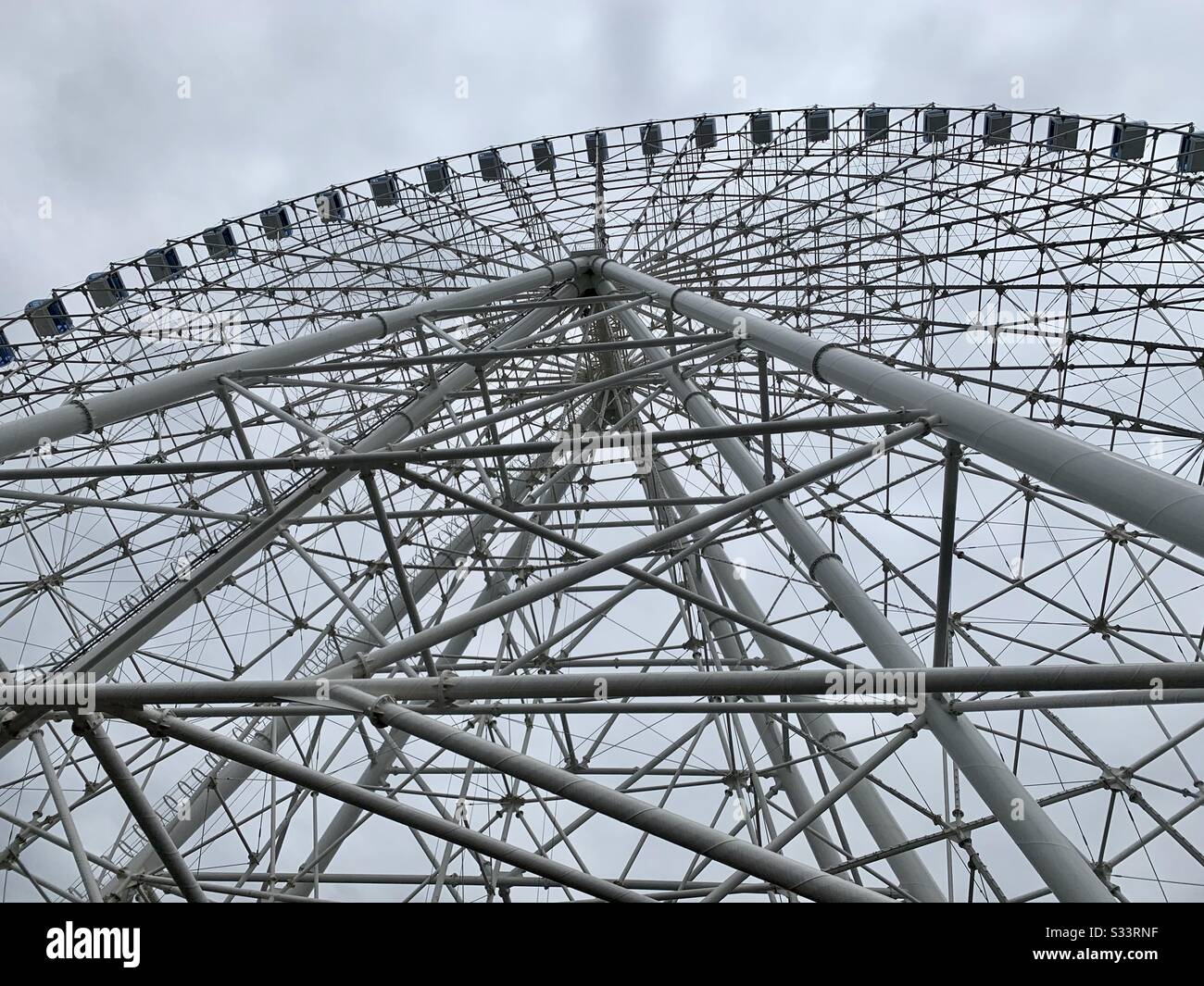 Ferris wheel Rio Star, Latin America’s biggest, measuring 88 meters high is located in Rio de Janeiro’s port area Stock Photo