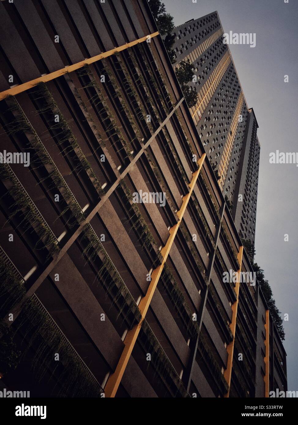 A high rise condo building. - Smartphone Captured Stock Image