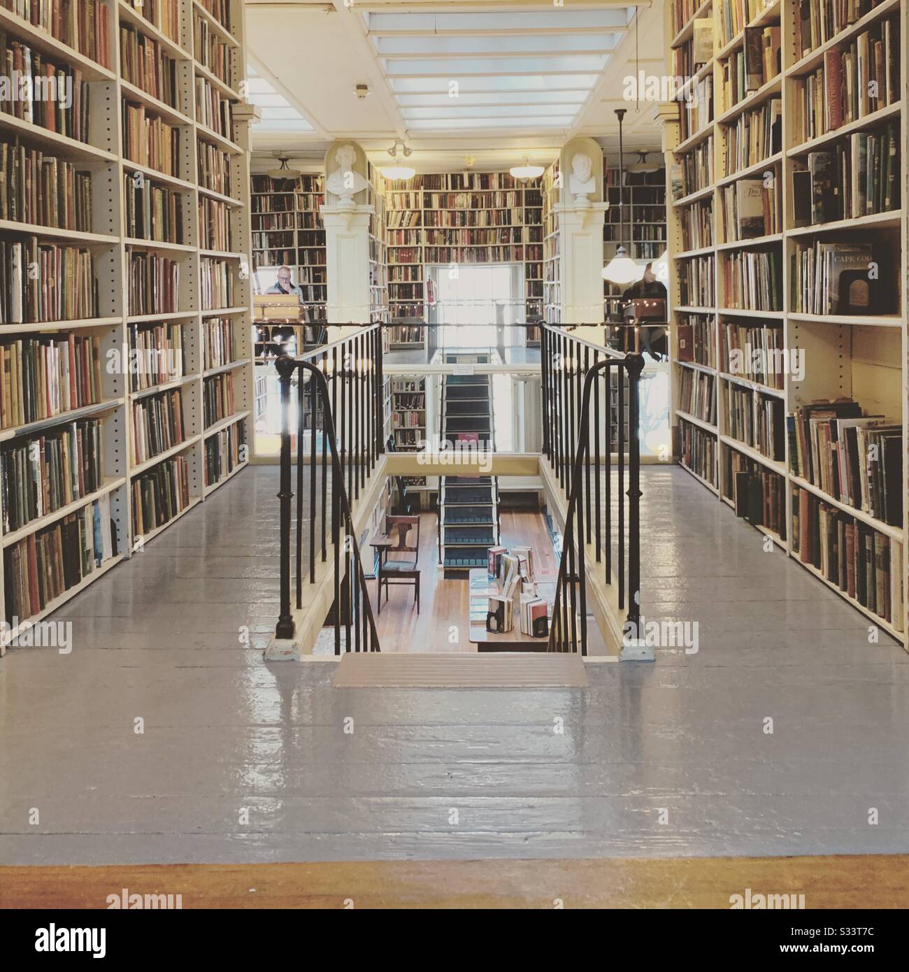 Providence Athenaeum, Providence, Rhode Island, United States - Smartphone Captured Stock Image