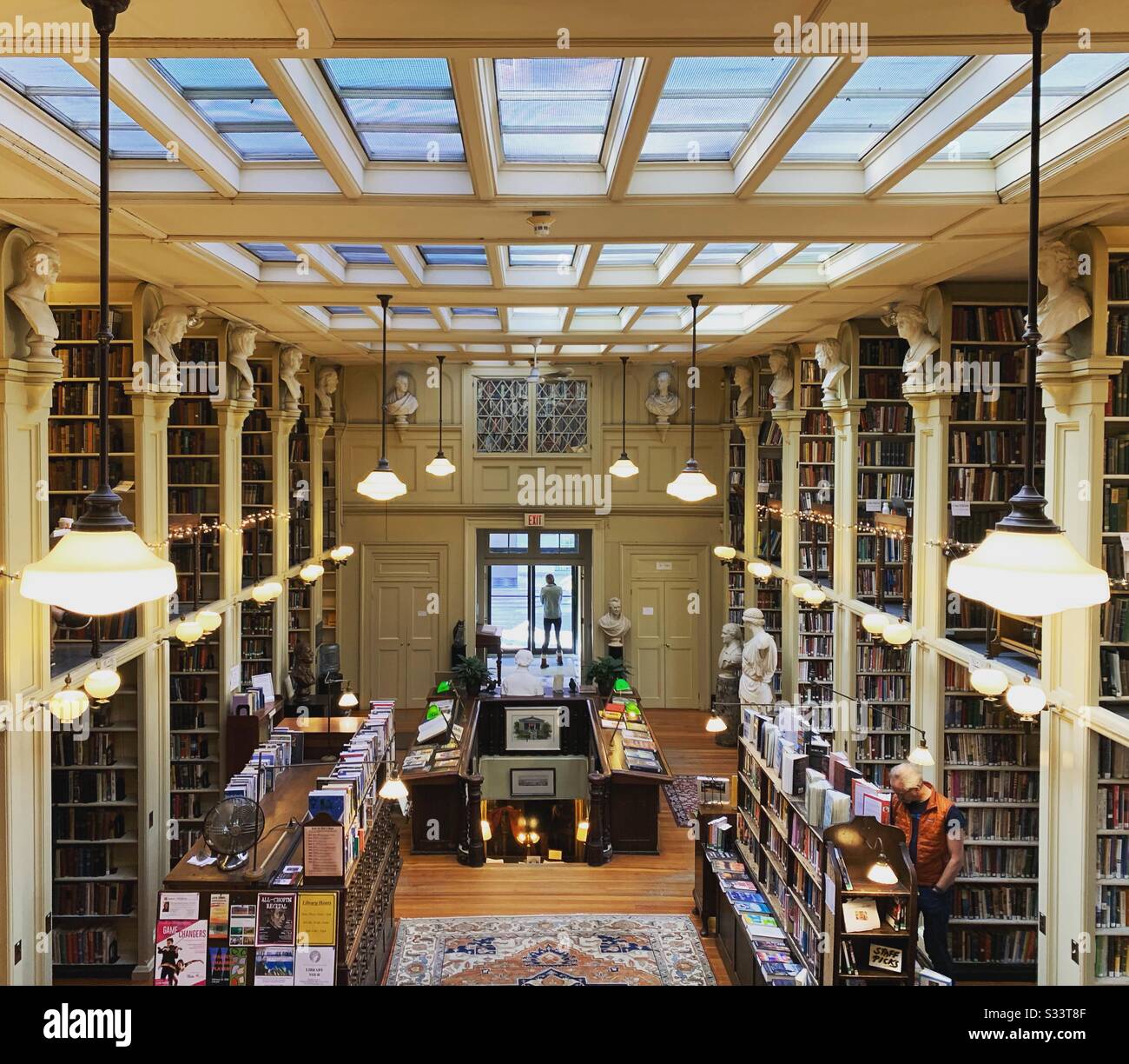 Providence Athenaeum, Providence, Rhode Island, United States - Smartphone Captured Stock Image