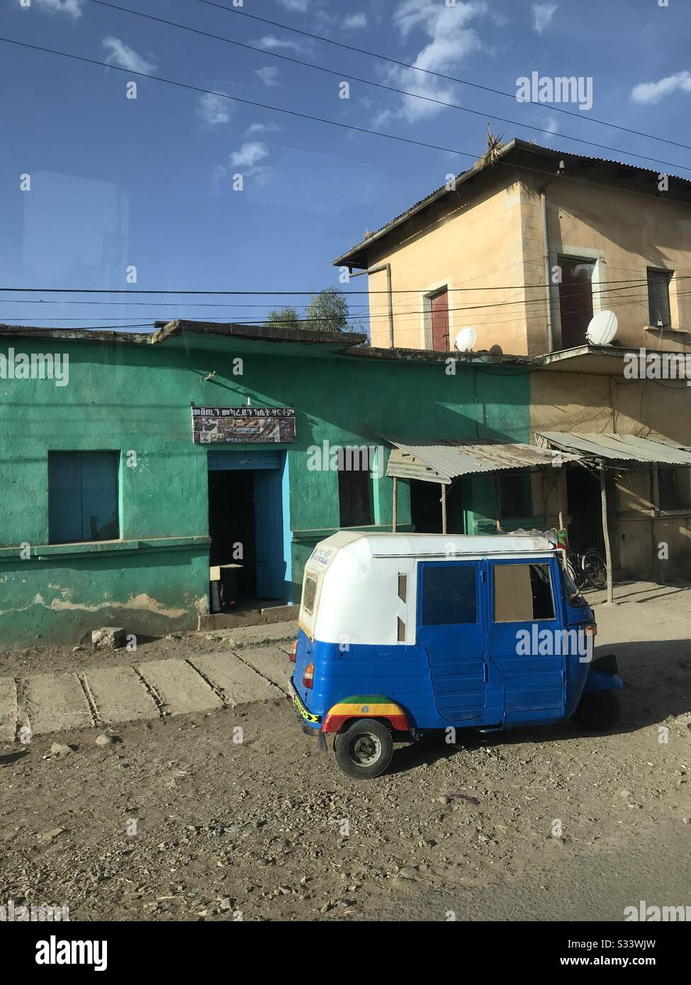 Bajaj in Ethiopia Stock Photo Alamy