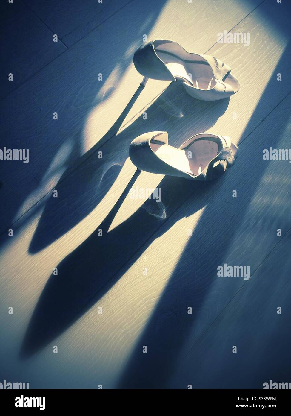 Woman’s High Heel Shoe - Smartphone Captured Stock Image