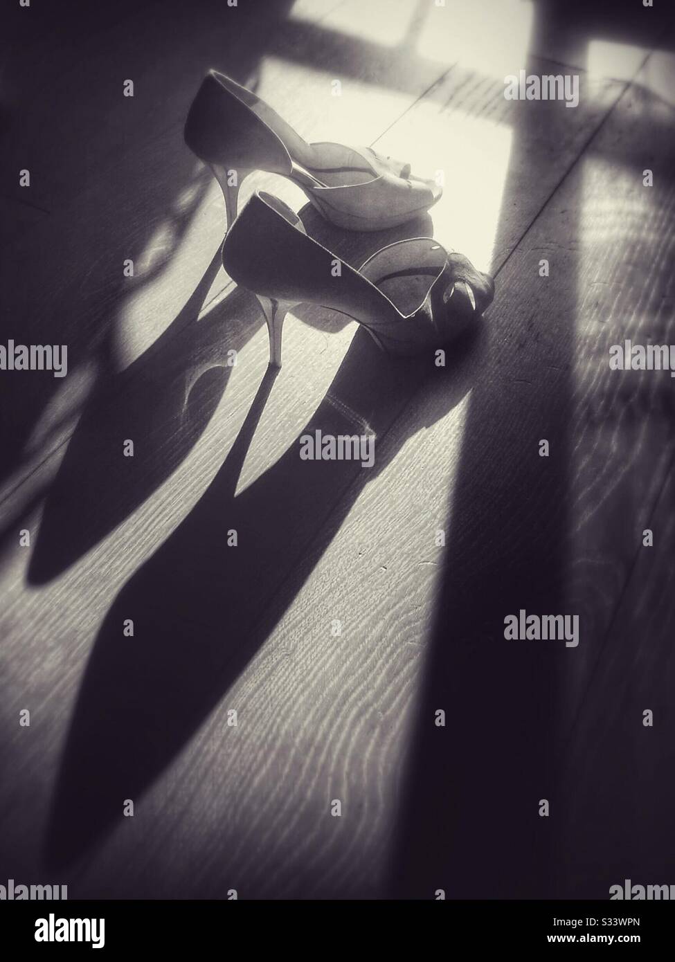 Woman’s High Heel Shoe - Smartphone Captured Stock Image