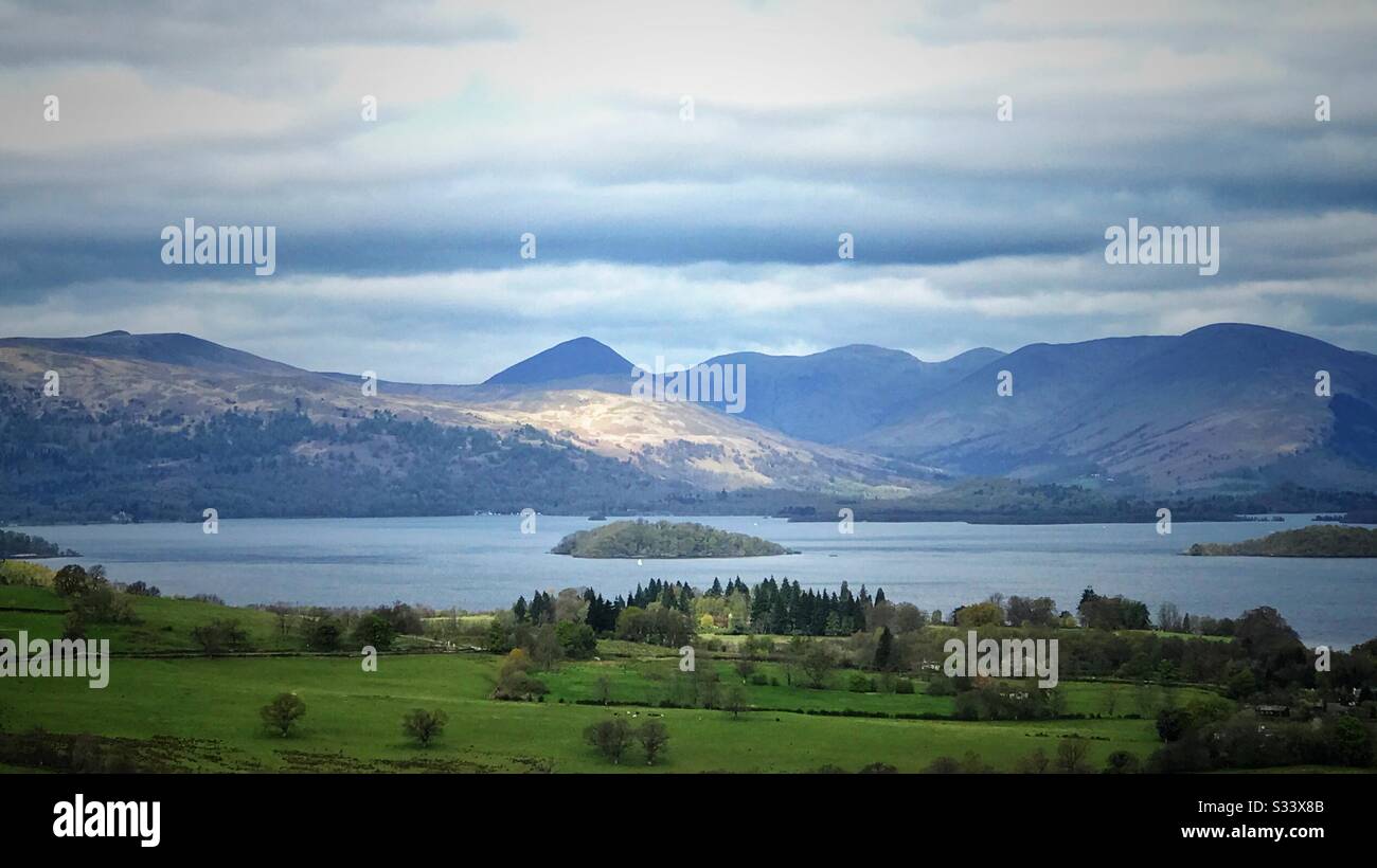 Loch Lomond, Scotland. - Smartphone Captured Stock Image