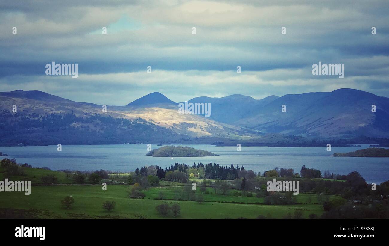 Loch Lomond, Scotland. - Smartphone Captured Stock Image
