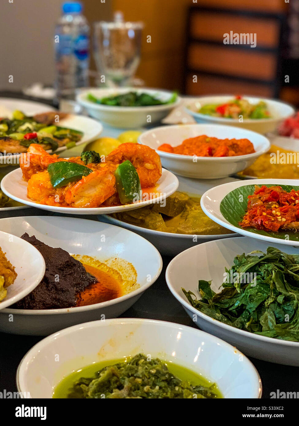 Indonesian traditional restaurant hi-res stock photography and images