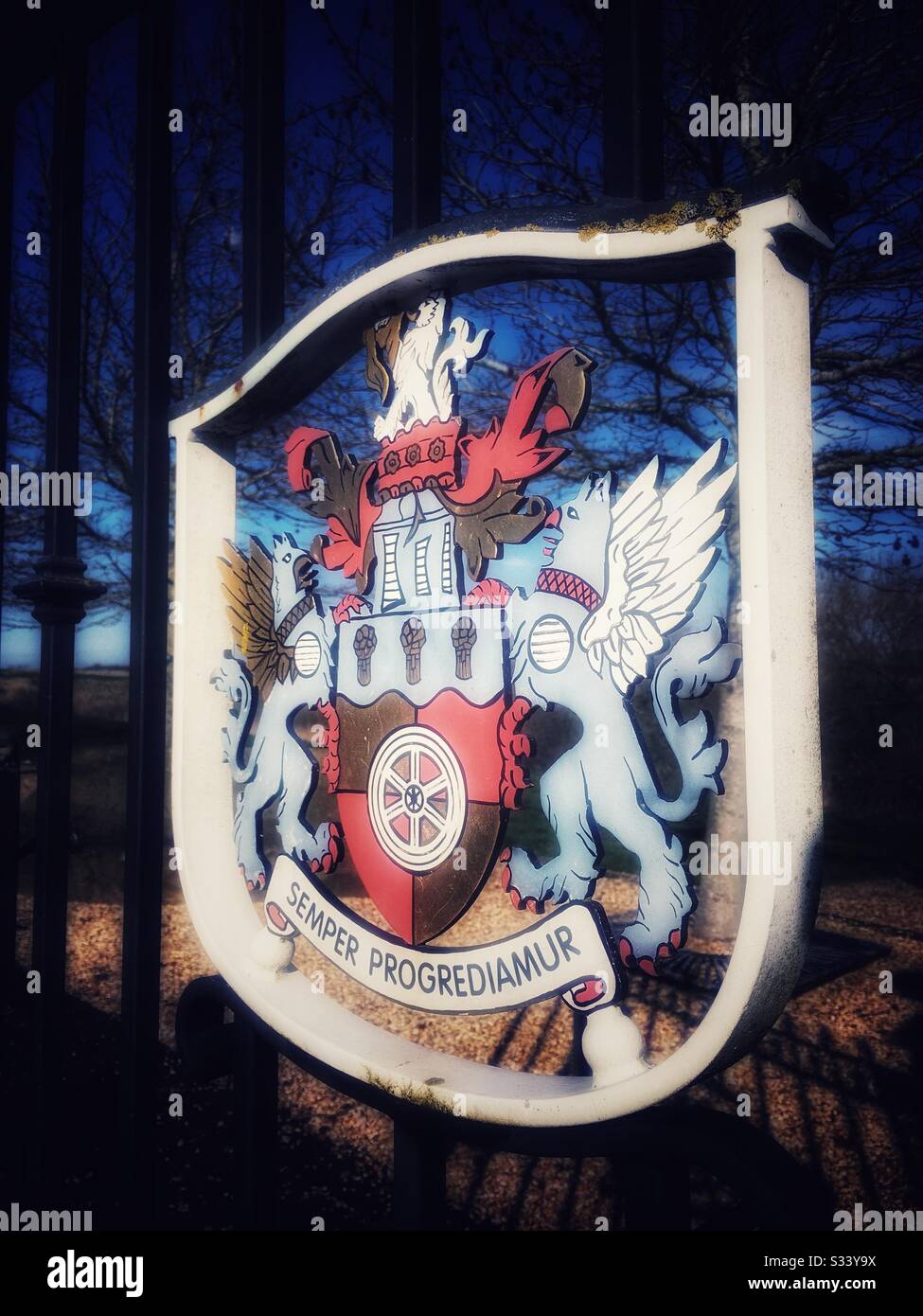 Coat of arms - Smartphone Captured Stock Image