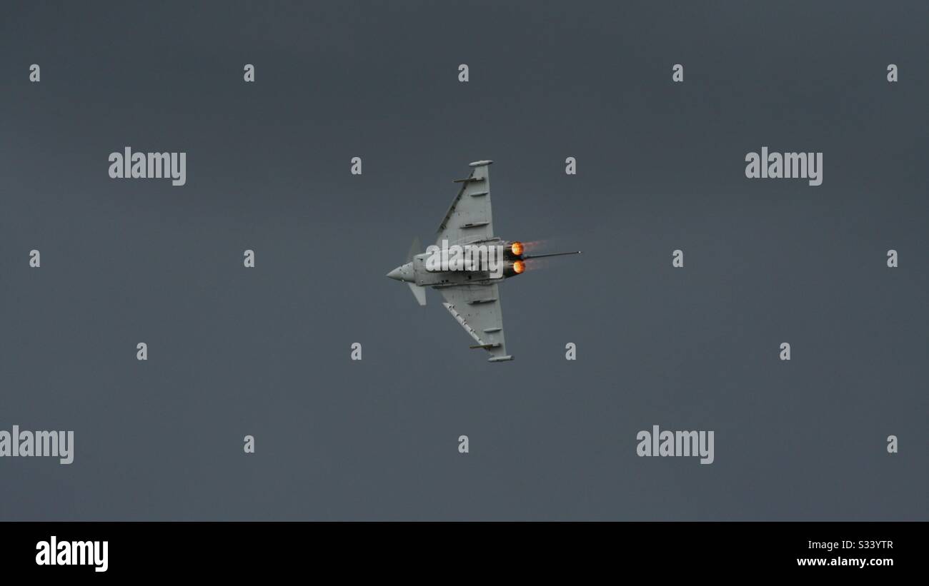 RAF Typhoon - Smartphone Captured Stock Image