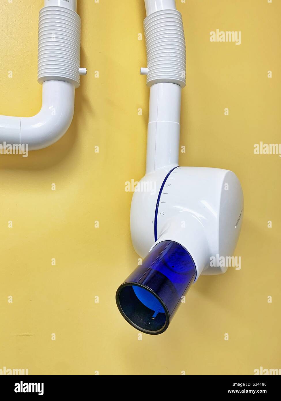 Dental X-ray machine - Smartphone Captured Stock Image