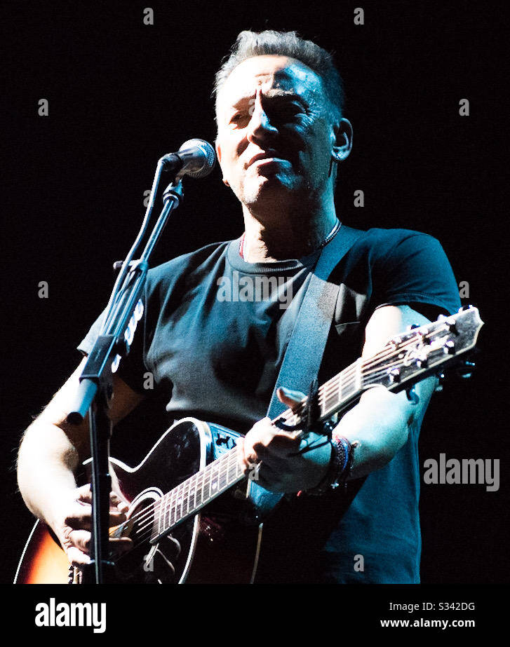 Bruce Springsteen on Broadway in New York City 2018 Stock Photo